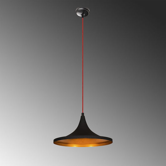 Verstellbar Hängelampe Schwarz mit Fassung E27