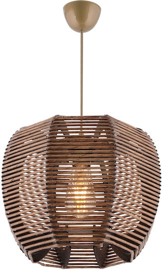 Neta Pendant Light Brown 31x70x70cm