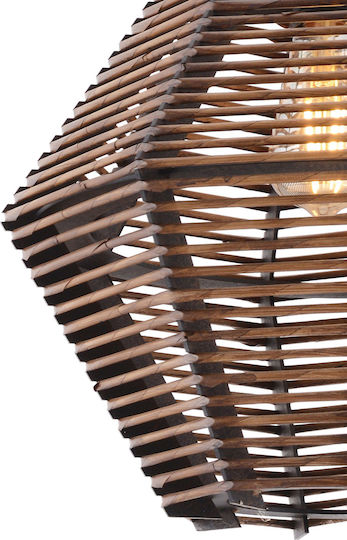 Faunus Pendant Light Brown 35x35x75cm