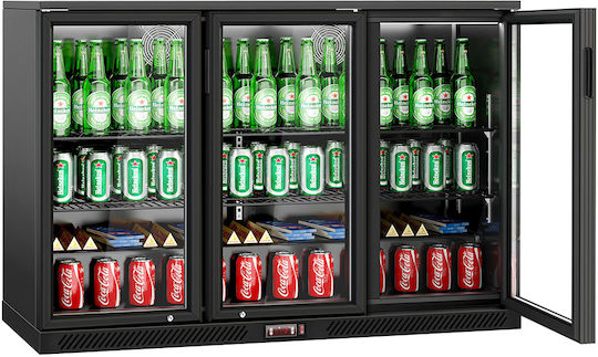 Lappas Kühlschrank Rückwandbar 330Es mit drei Türen H83.5xB133.5xT50.5cm