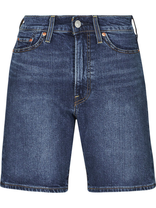 Ribcage Damen-Shorts Jean Blau