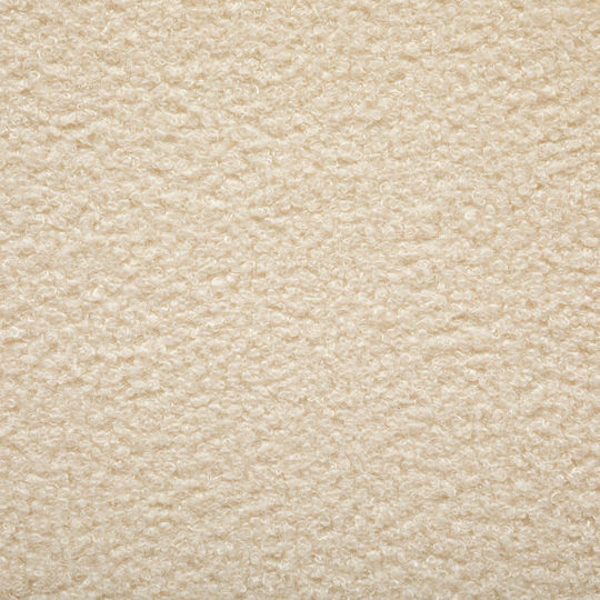 Taburet pentru Sufragerie cu Spațiu de Depozitare Tapițat cu Material Bouclé Jaiko Ivoire 40x38x46 cm