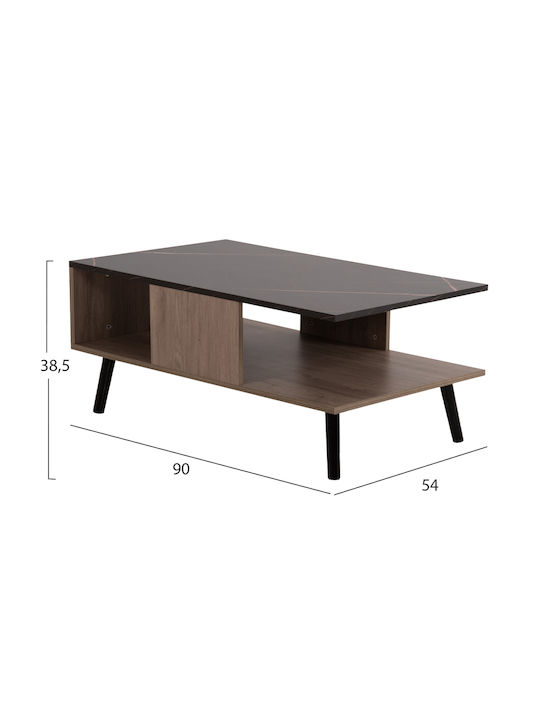 Rectangular Coffee Table Gunnez Karydi-Mavro L90xW54xH38cm