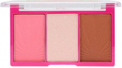 Sunkissed Palette with Blush Hello Doll Face Trio Blusher