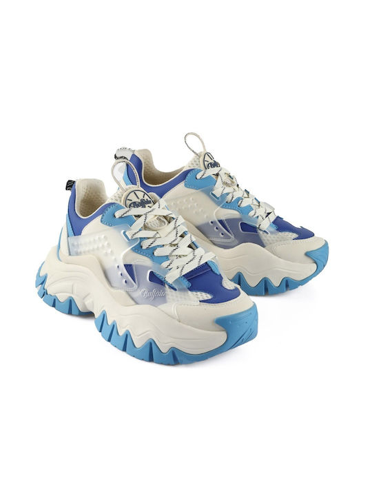 Buffalo Trail One Chunky Sneakers White / Blue