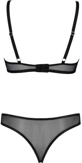 Denerys Seturi de lenjerie sexy Negru