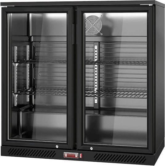 Lappas Ψυγείο Back Bar 220lt Διπλό Υ83.5xΠ90xΒ50.5cm