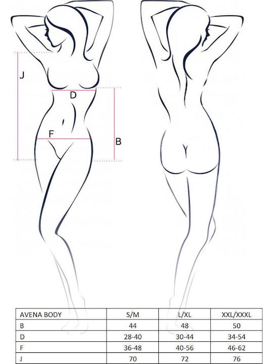Avena Sexy Bodysuit Mit Spitze Silber