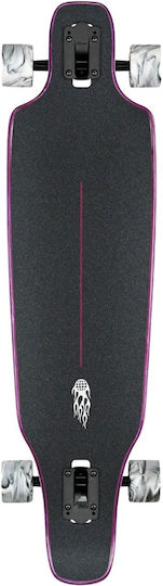 Globe Outlier Longboard Purple Flames 36&quot