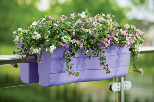 Wave 30cm Balcony Railing Pot Box