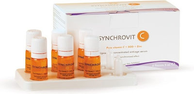 Synchroline Synchrovit C Αντιγηραντικό Serum Προσώπου με Βιταμίνη C 6x5ml