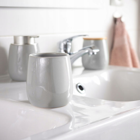 Kadax Cup Holder Ceramic Gray
