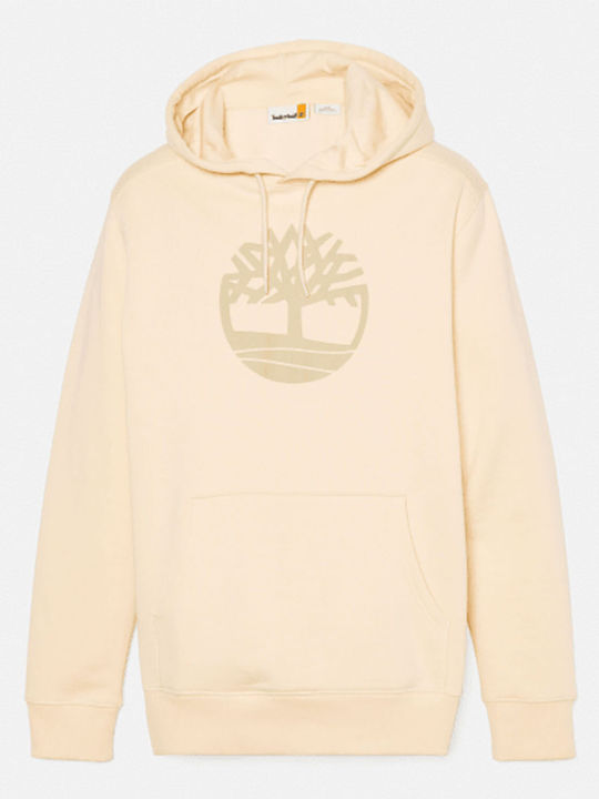 River Tree Sweatshirt with Hood White