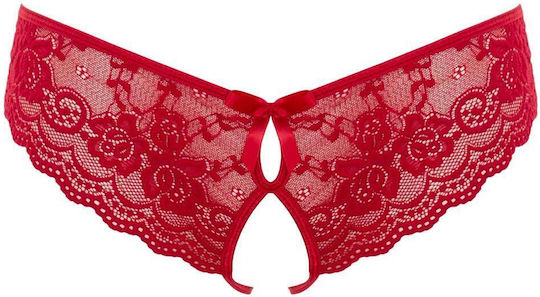 Chiloței Sexy String Femei cu Dantelă Roșie