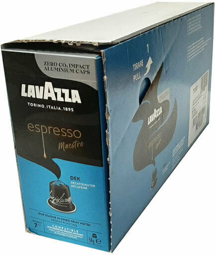 Lavazza Κάψουλες Espresso Maestro Decaffeine Συμβατές με Μηχανή Nespresso 100caps