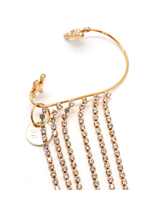 Elisabetta Franchi Earrings Pendants Gold Plated