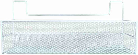 Uncle George Wall Metal Shelf 15cm White