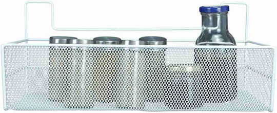 Uncle George Wall Metal Shelf 15cm White
