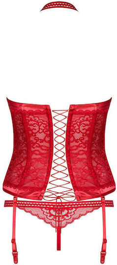 Flameria Corsete Sexy Roșu