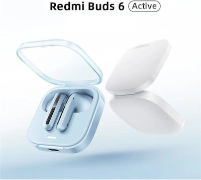 Xiaomi Redmi Buds 6 Active Bluetooth Handsfree Ακουστικά με Θήκη Φόρτισης Μπλε