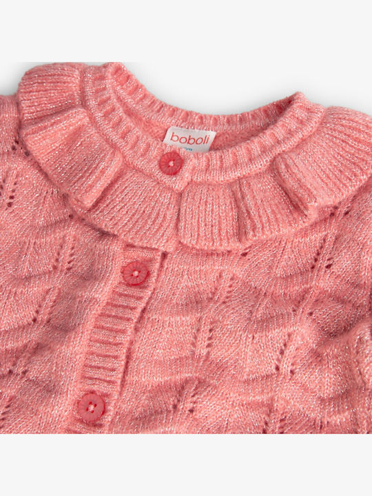Cardigan pentru copii fucsia