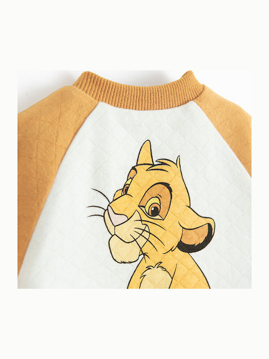 Παιδική Φούτερ Ζακέτα Κίτρινο Lion King Disney