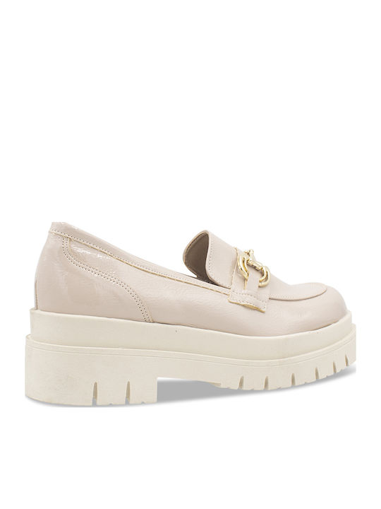 Γυναικεία Loafers σε Μπεζ Χρώμα