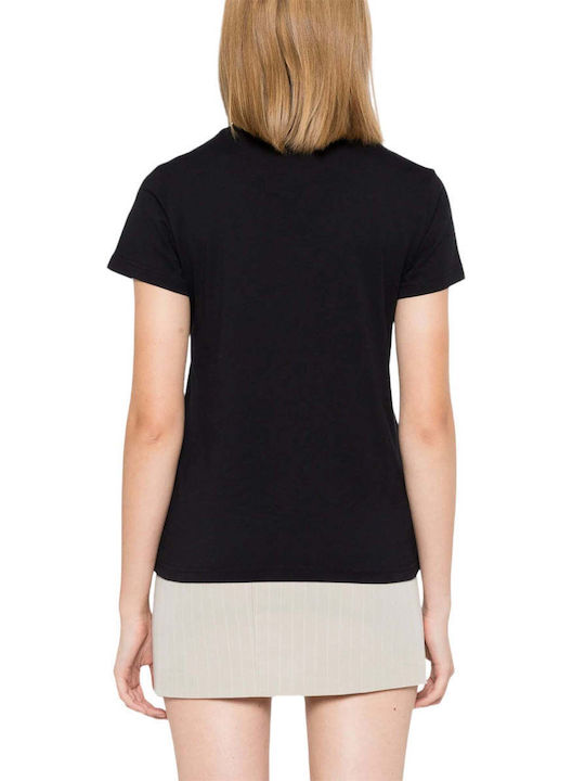 Pinko Bussolotto Damen T-shirt Schwarz