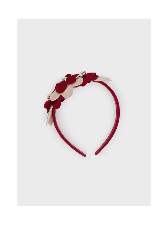 Mayoral Red Kids Headband with Flower