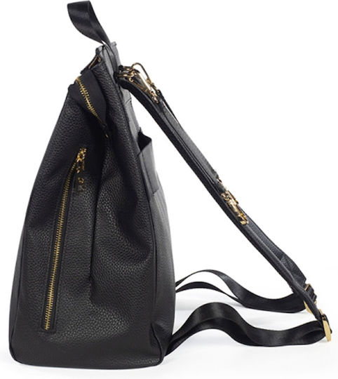 Pasito a Pasito Shoulder/Hand Diaper Bag London Black 32x15x37cm.