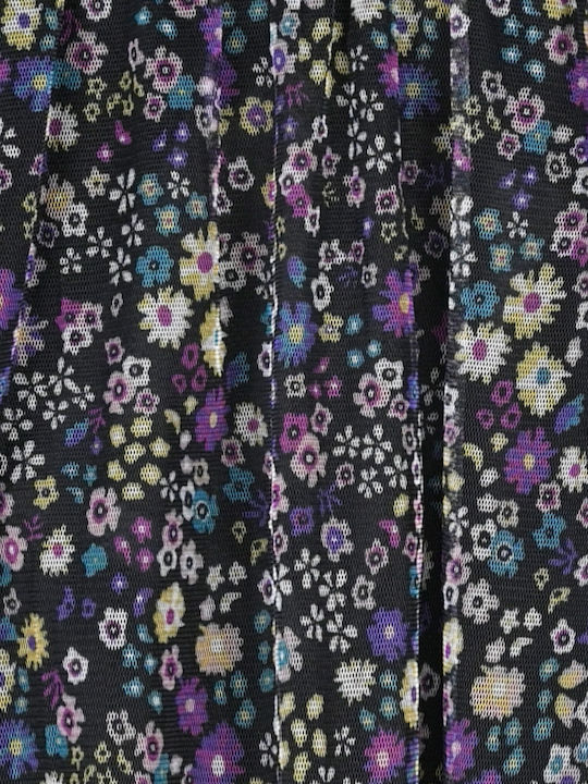 Kids' Tulle Skirt Floral Multicolored