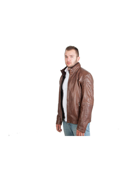 Leather Jacket Brown