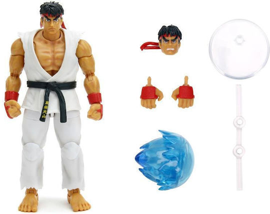 Jada Toys Street Fighter II: Ryu Φιγούρα Δράσης ύψους 15εκ. σε Κλίμακα 1:12