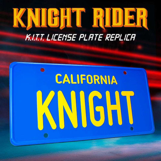 Doctor Collector Knight Rider: License Plate License Plate Ρέπλικα