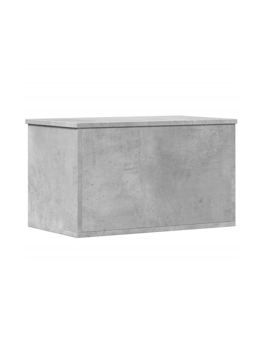 vidaXL Wooden Decorative Trunk Gray 60x35x35cm