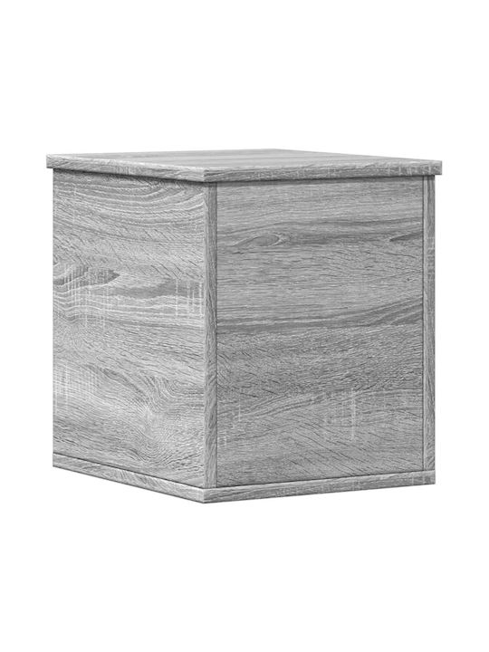 vidaXL Wooden Decorative Trunk Gray 30x35x35cm