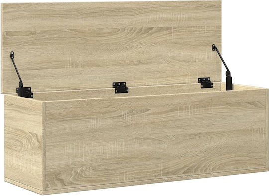 vidaXL Dekorative Truhe Hölzernes Braun 102x35x35cm
