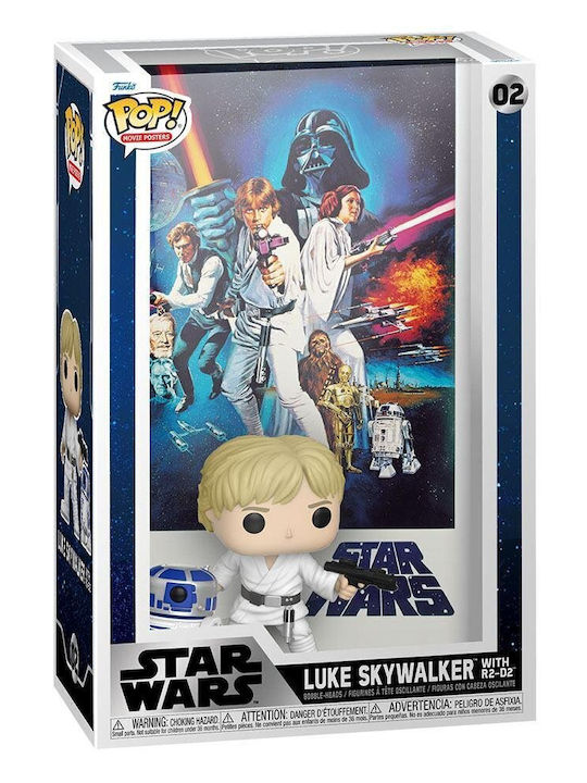 Funko Pop! Bobble-Head Movie Posters: Star Wars - Luke Skywalker with R2-D2 Special Edition