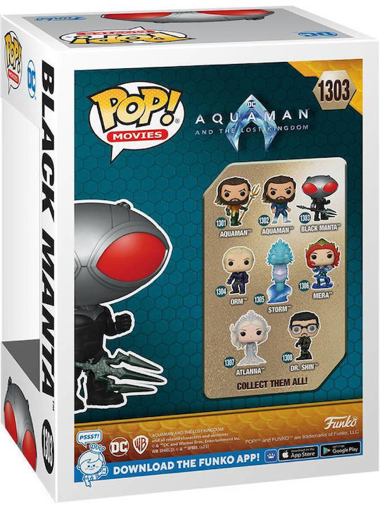 Funko Pop! Filme: Aquaman și regatul pierdut - Black Manta 1303