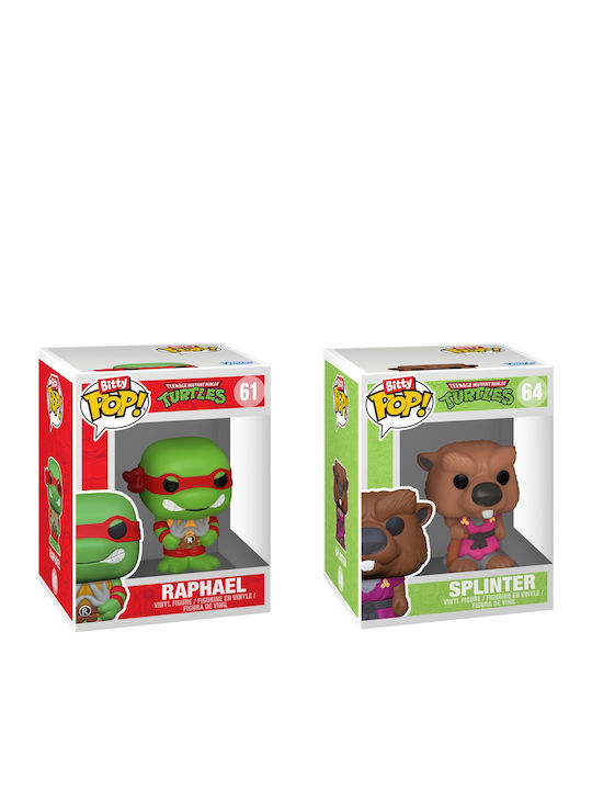 Funko Bitty Pop! Filme: Teenage Mutant Ninja Turtles - Leonardo, Michelangelo, April O'neil & Mystery Chase 4Stück