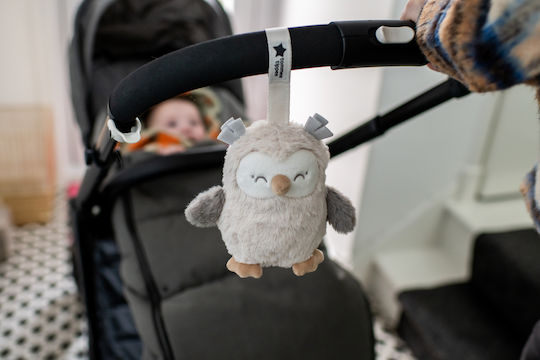 Tommee Tippee Sleep Toy Ollie Mini The Owl made of Fabric with Light and Cry Sensor for 0++ Months