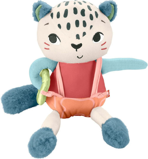 Fisher Price Tierchen Fun Snow Leopard aus Stoff mit Sounds für 3++ Monate