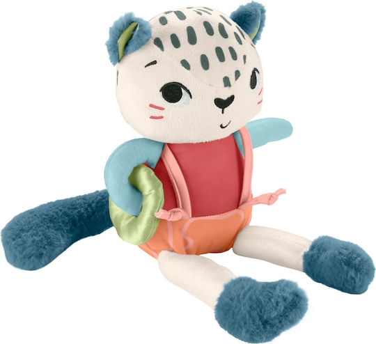 Fisher Price Tierchen Fun Snow Leopard aus Stoff mit Sounds für 3++ Monate