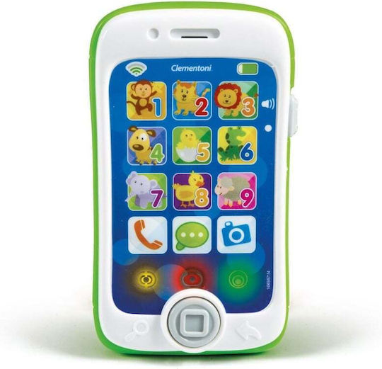 Baby Clementoni Smartphone Touch & Play Telephone Toy with Music for 12+ Months