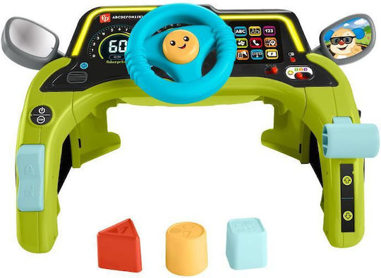 Fisher Price Vehicle Laugh & Learn Sit & Steer Driver Educational Car with Music, Light, and Sounds for 6++ Months