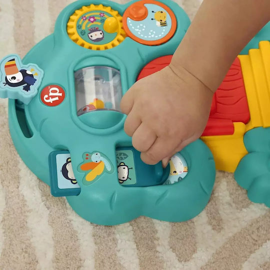 Fisher Price Превозно средство Animal Friends Discovery със звуци за 6++ месеца Къщичка на дърво