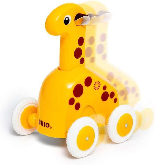 Brio Toys Ζωάκι Push & Go Giraffe από Ξύλο