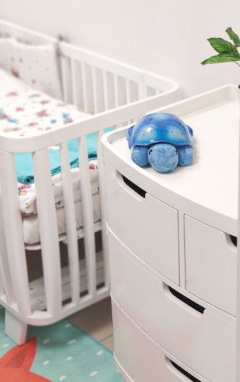 Cloud b Sleep Toy Twilight Turtle with White Noise and Light for 0++ Months Light Blu
