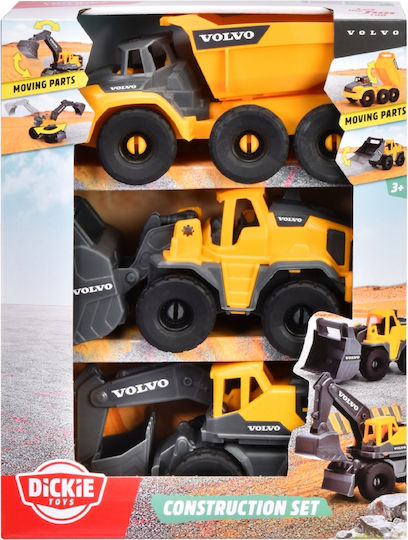Dickie Volvo Construction Excavator Scale 1:36 For Ages 3+