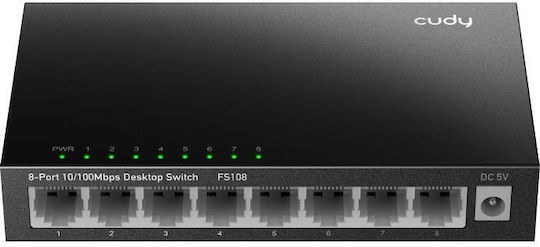 Cudy FS108 v1 Неуправляем Switch с 8 Портове Ethernet